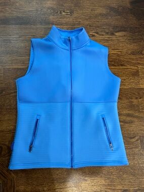 Under Armour Blue Golf Vest with Zip